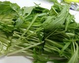 低糖質☆りんご消費！水菜とのサラダ作り方1写真