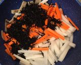 簡単！大根とひじきと黒はんぺんの旨煮！作り方4写真