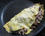 豚ひき肉と甘栗のオムレツ☆作り方6写真