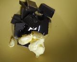 米粉de濃厚チョコケーキ☆栗の渋皮煮入り作り方2写真