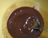 米粉de濃厚チョコケーキ☆栗の渋皮煮入り作り方3写真