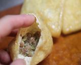 糖質オフ！お揚げde手羽先餃子風作り方5写真