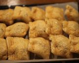 糖質オフ！お揚げde手羽先餃子風作り方7写真