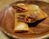 簡単★豚肉とキャベツのカレー春巻き作り方5写真