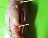 ブッシュドノエル チキン クリスマス作り方3写真