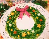 クリスマスに☆パスタdeクリスマスリース作り方5写真