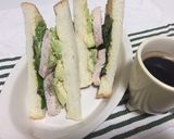 鶏ハムアボカドサンド作り方3写真