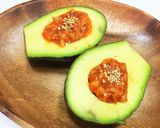 簡単一品！すくって食べるアボカドキムチ作り方5写真