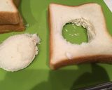 目玉焼きトースト作り方1写真