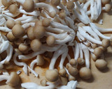 簡単♪和食！山東菜となめこ豆腐の和風煮！作り方1写真
