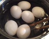 とろーり味付け半熟ゆで卵作り方1写真