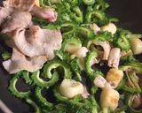 ゴーヤとバラ肉の味噌炒め　作り方2写真