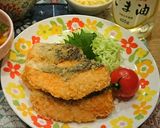 鮭の変わりパン粉焼き&フライ作り方7写真