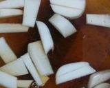 素麺と鶏肉だんごの鍋作り方2写真