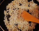 お米から しいたけと油揚げの和風リゾット作り方4写真