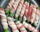 豚肉のアスパラ巻き作り方1写真