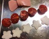 豆苗で簡単＊Xmasリースサラダ作り方3写真