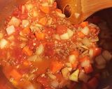 大満足の挽肉ミネストローネ作り方4写真