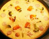 野菜たっぷり♪ホットケーキピザ作り方3写真