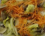 野菜もたっぷり♪アサリの酒蒸し☆作り方4写真