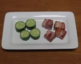 ピンチョス(きゅうり&ベーコン)作り方1写真