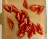 トマトと塩昆布のサラダ作り方1写真