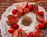 クリスマスリースのシフォンケーキ♪作り方21写真