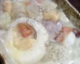 野菜たっぷり♪ゆで玉子入りミルクシチュー作り方4写真