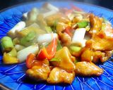 鶏胸肉の柔らか甘酢あん作り方8写真