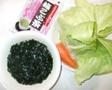 キャベツの浅漬け♪レモン汁と梅昆布茶で作り方1写真