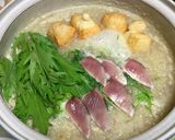 水菜とハマチのしゃぶしゃぶ☆みぞれ鍋作り方12写真