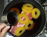 豚ロース・厚切りとパイナップルのコーラ煮作り方3写真