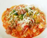ホールトマト缶でトマトリゾット作り方5写真