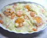 魚河岸揚げの中華風クリームグラタン作り方6写真