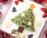 スコップケーキでクリスマスツリーケーキ作り方8写真