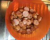 お好み焼き風☆焼飯作り方1写真