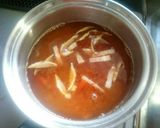 具沢山のそうめん酸辣湯作り方8写真