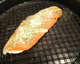 アラジントースター　生サーモン　グリル作り方1写真