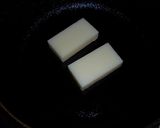 小腹が空いた時　焼き餅の白菜キムチのっけ作り方1写真