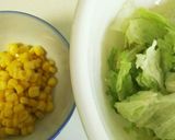 レタスと竹輪とコーンのコールスローサラダ作り方1写真