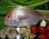 江戸東京野菜「三河島菜」のアクアパッツァ作り方1写真