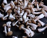 ポルチーニ茸のパスタ♡ﾐｰﾄﾎﾞｰﾙ添え作り方4写真