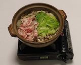 【ひとり鍋】キノコたっぷり！旨辛豚味噌鍋作り方3写真
