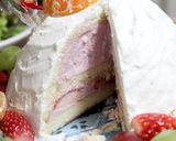 クリスマスに♪スノーマンドームケーキ作り方12写真