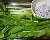 江戸東京野菜「三河島菜」とシラスおにぎり作り方1写真
