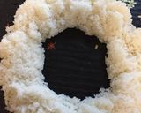 クリスマスに☆リース寿司♪作り方1写真
