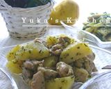 鶏肉とじゃがいものバジルペースト和え作り方4写真