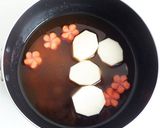 里芋とにんじんの煮しめ作り方4写真