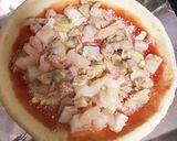 我が家のピザ★シーフード♬作り方7写真