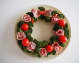 ポテトサラダのクリスマスリース作り方10写真